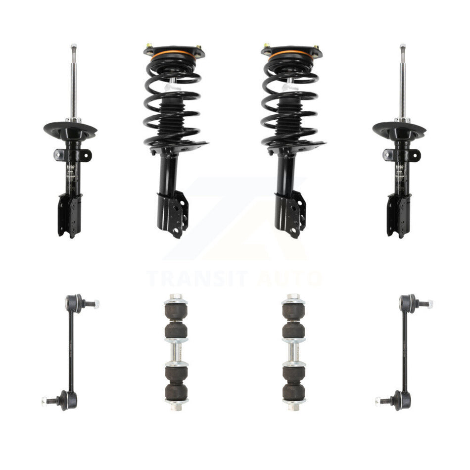 Front Rear Complete Suspension Strut & TQ Bar Link Kit For Chevrolet Impala KSS-107660