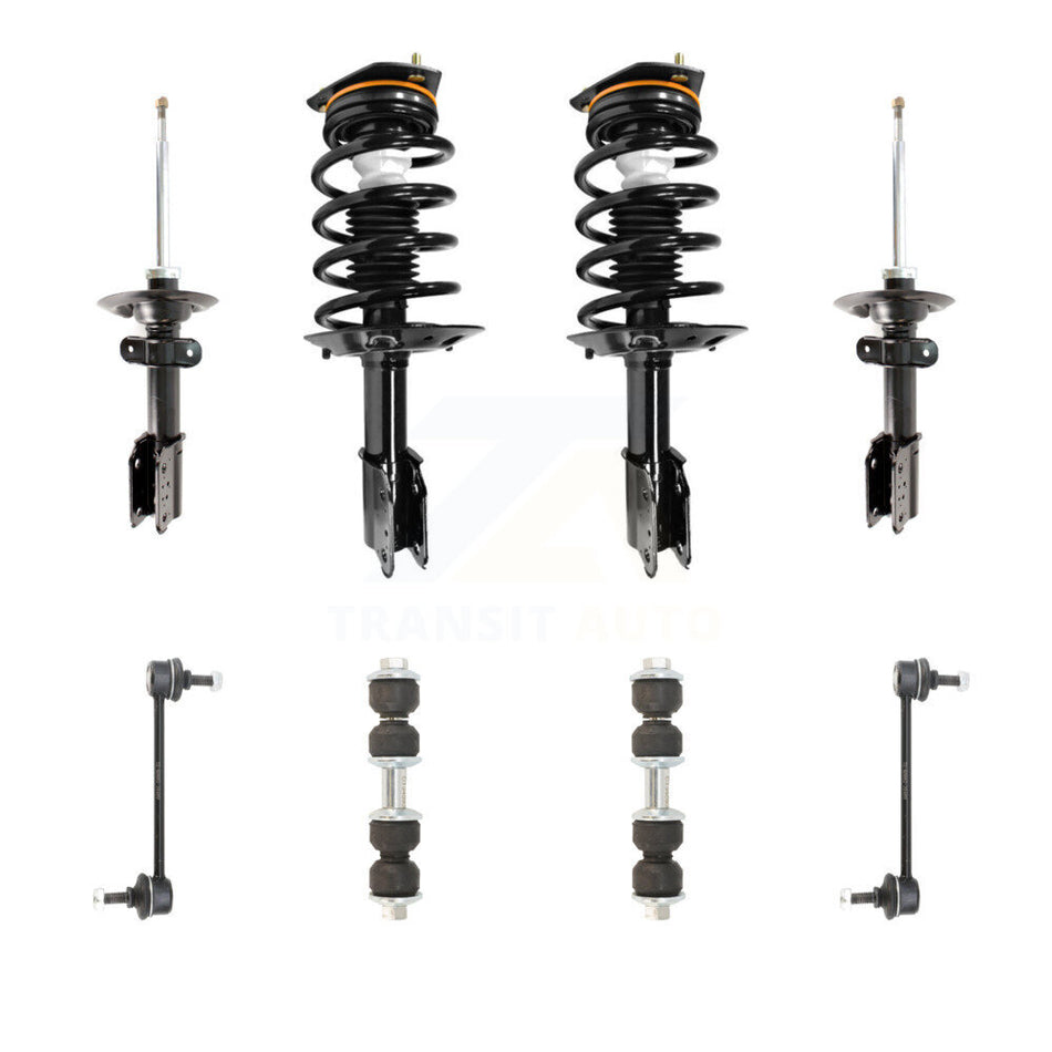 Front Rear Complete Strut & TQ Bar Link Kit For Chevrolet Impala Oldsmobile KSS-107665