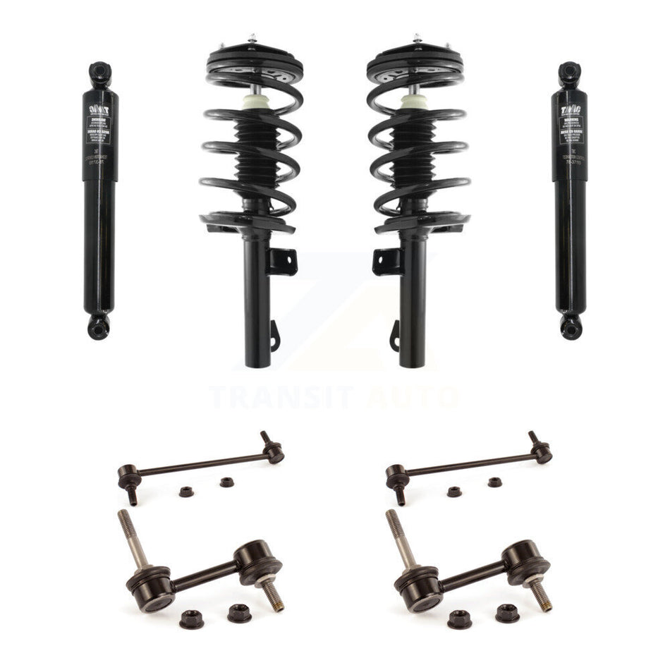 Front Rear Complete Strut Shock & TOR sway Bar Link Kit For 2004 Mercury Monterey KSS-107675