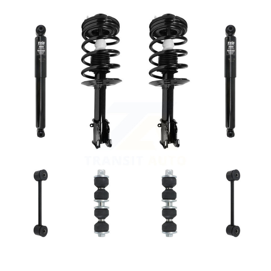 Front Rear Complete Strut Shock & TOR Bar Link Kit For 2001-2010 Chrysler PT Cruiser KSS-107683