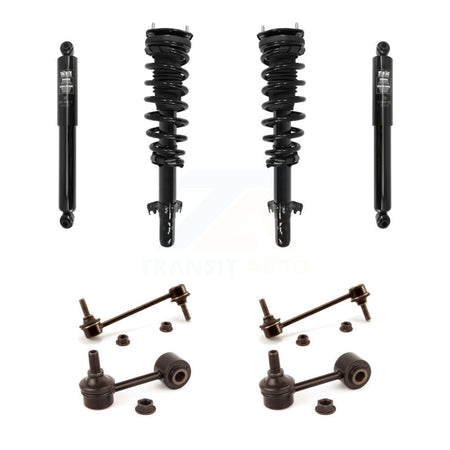 Front Rear Complete Strut Shock & TOR Bar Link Kit For Ford Fusion Mercury Milan KSS-107685
