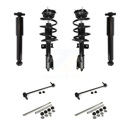 Front Rear Complete Strut Shock & TQ sway Bar Link Kit For GMC Acadia Buick Enclave KSS-107692