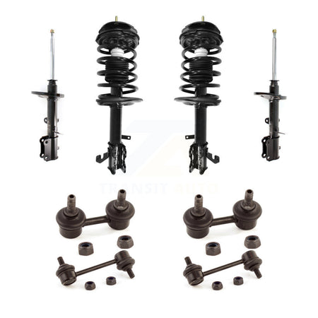 Front Rear Complete Strut & TOR Bar Link Kit (8Pc) For Toyota Corolla Prizm KSS-107700