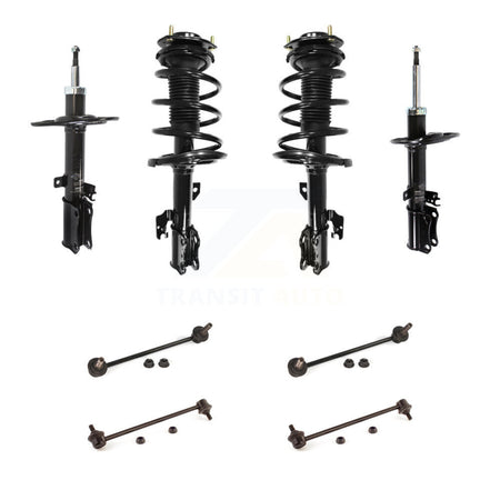 Front Rear Complete Strut & TOR Bar Link Kit (8Pc) For 2007-2009 Lexus ES350 KSS-107708