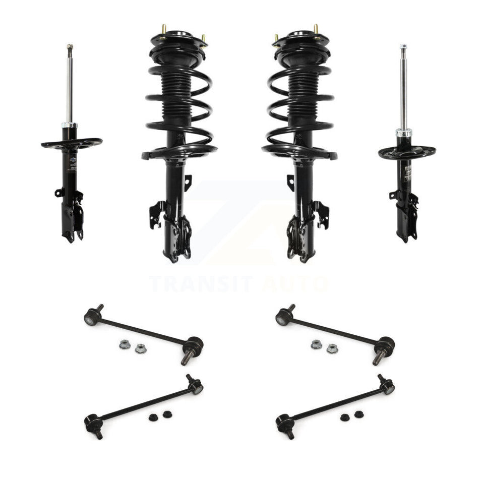 Front Rear Complete Strut & TQ Bar Link Kit (8Pc) For 2008-2012 Toyota Avalon KSS-107712