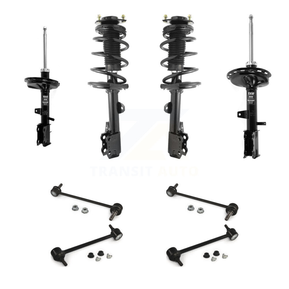 Front Rear Complete Strut & TQ Bar Link Kit (8Pc) For 09-15 Toyota Venza AWD KSS-107713