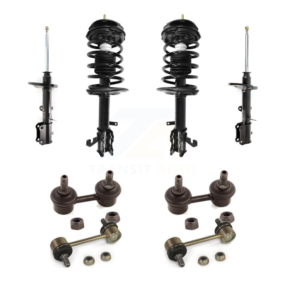 Front Rear Complete Strut & TQ Bar Link Kit (8Pc) For Toyota Corolla Chevrolet KSS-107717