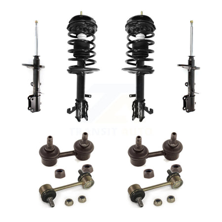 Front Rear Complete Strut & TQ Bar Link Kit (8Pc) For Toyota Corolla Chevrolet KSS-107717