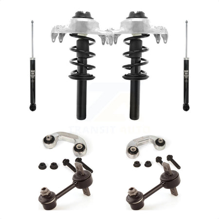 Front Rear Complete Strut & TOR Bar Link Kit (8Pc) For 2009 Audi A4 Quattro KSS-107719