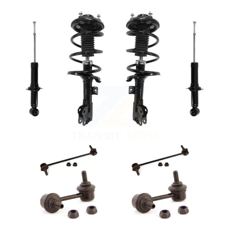 Front Rear Complete Strut & TOR sway Bar Link Kit (8Pc) For Mitsubishi Lancer KSS-107720