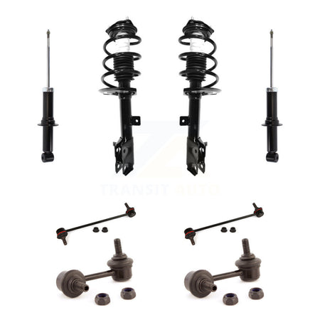 Front Rear Complete Strut & TOR sway Bar Link Kit (8Pc) For Jeep Dodge Caliber KSS-107724