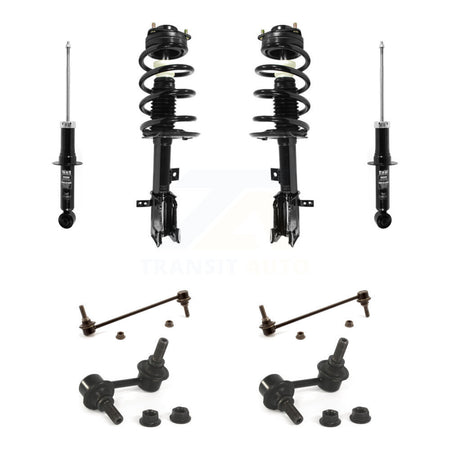 Front Rear Complete Strut & TOR sway Bar Link Kit (8Pc) For Dodge Journey 3.6L KSS-107729