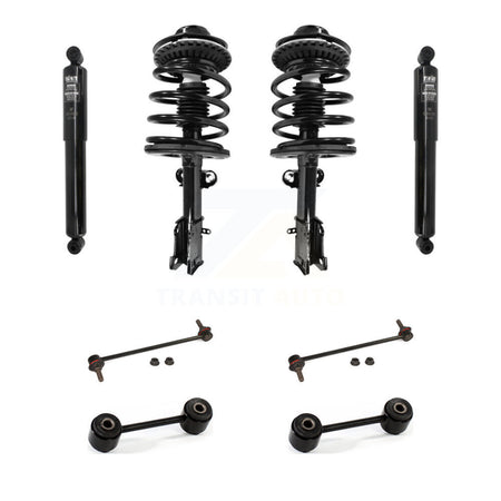 Front Rear Complete Strut Shock & TOR Bar Link Kit (8Pc) For Dodge Caravan Chrysler KSS-107738