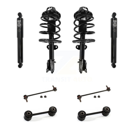 Front Rear Complete Strut Shock & TOR sway Bar Link Kit (8Pc) For Chrysler Voyager KSS-107739