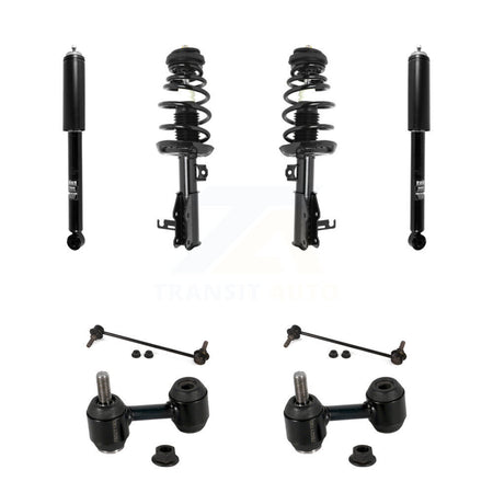 Front Rear Complete Strut Shock & TOR Bar Link Kit (8Pc) For Chevrolet Malibu Impala KSS-107740