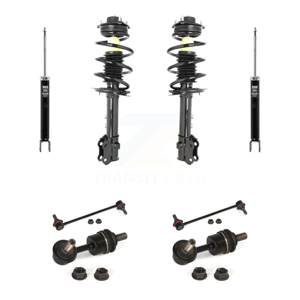 Front Rear Complete Strut Shock & TOR sway Bar Link Kit (8Pc) For Hyundai Tucson Kia KSS-107754