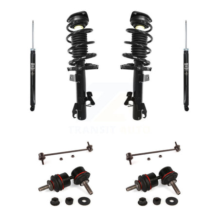 Front Rear Complete Suspension Strut Shock & TOR Bar Link Kit (8Pc) For Mazda 3 5 KSS-107773