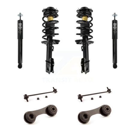 Front Rear Complete Strut Shock & TOR Bar Link Kit (8Pc) For Chevrolet Malibu G6 KSS-107776