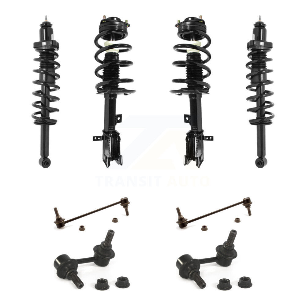 Front Rear Complete Strut & TOR sway Bar Link Kit (8Pc) For 2009-2010 Dodge Journey 3.5L KSS-107814