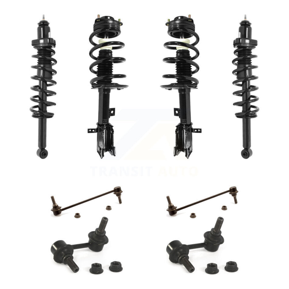 Front Rear Complete Strut & TOR sway Bar Link Kit (8Pc) For 2009-2010 Dodge Journey 3.5L KSS-107814