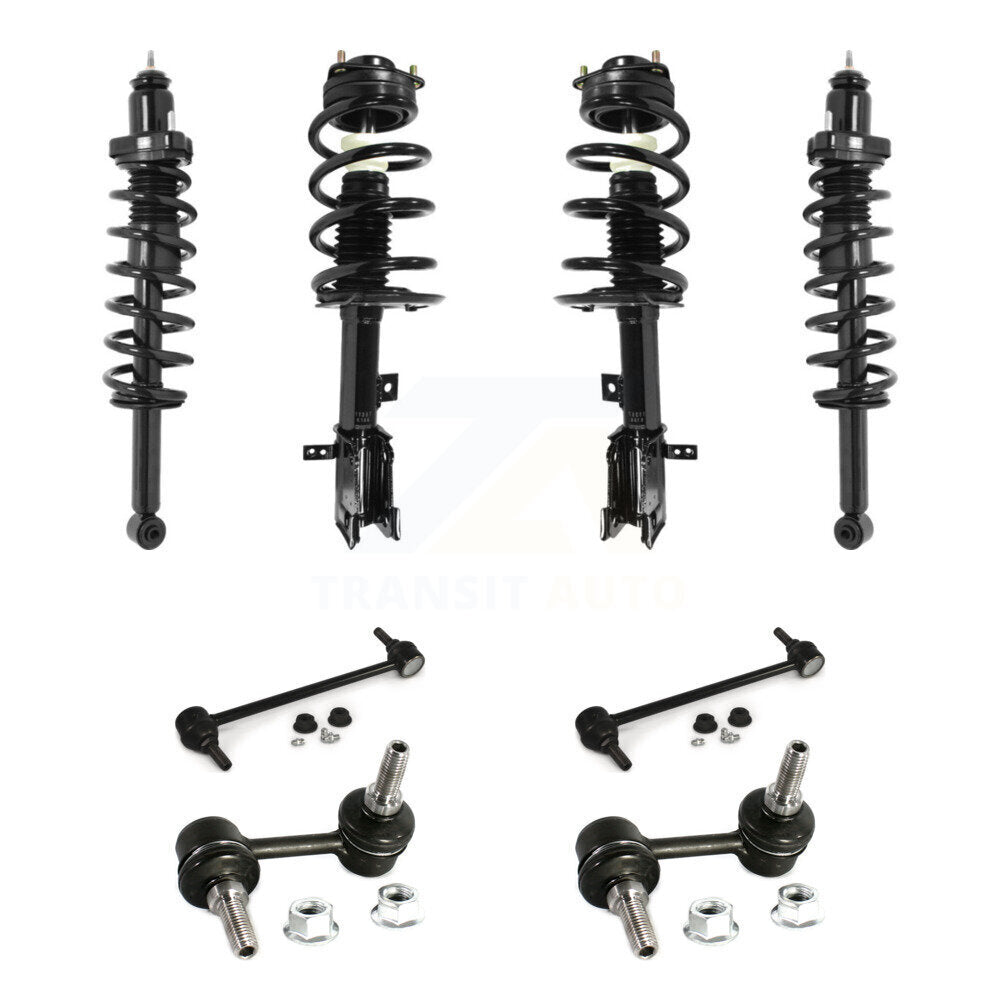 Front Rear Complete Strut & TQ sway Bar Link Kit (8Pc) For 2009-2010 Dodge Journey 3.5L KSS-107818