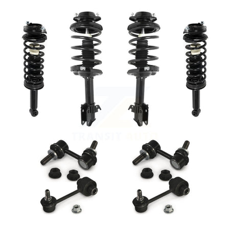 Front Rear Complete suspension Strut & TQ sway Bar Link Kit (8Pc) For Subaru Outback KSS-107819