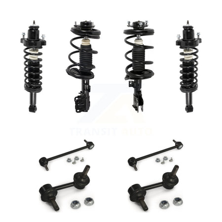 Front Rear Complete Strut & TQ Bar Link Kit (8Pc) For Mitsubishi Lancer GTS Models Only KSS-107820