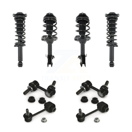 Front Rear Complete Strut & TQ sway Bar Link Kit (8Pc) For 2014-2016 Subaru Forester KSS-107821