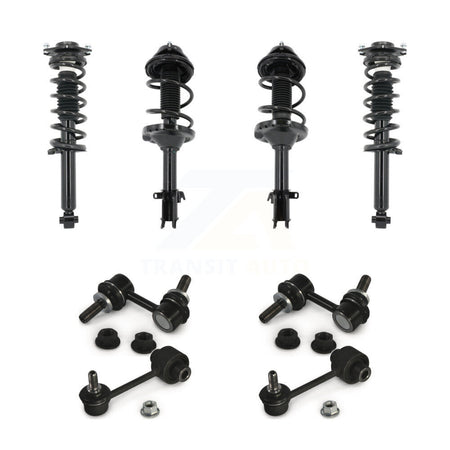 Front Rear Complete suspension Strut & TQ Bar Link Kit (8Pc) For 2013-2014 Subaru Outback KSS-107822
