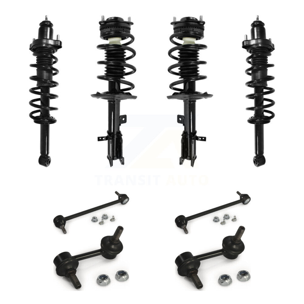 Front Rear Complete Strut & TQ Bar Link Kit (8Pc) For Chrysler 200 Dodge Avenger Sebring KSS-107823
