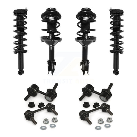 Front Rear Complete suspension Strut & TQ sway Bar Link Kit (8Pc) For Subaru Outback KSS-107826