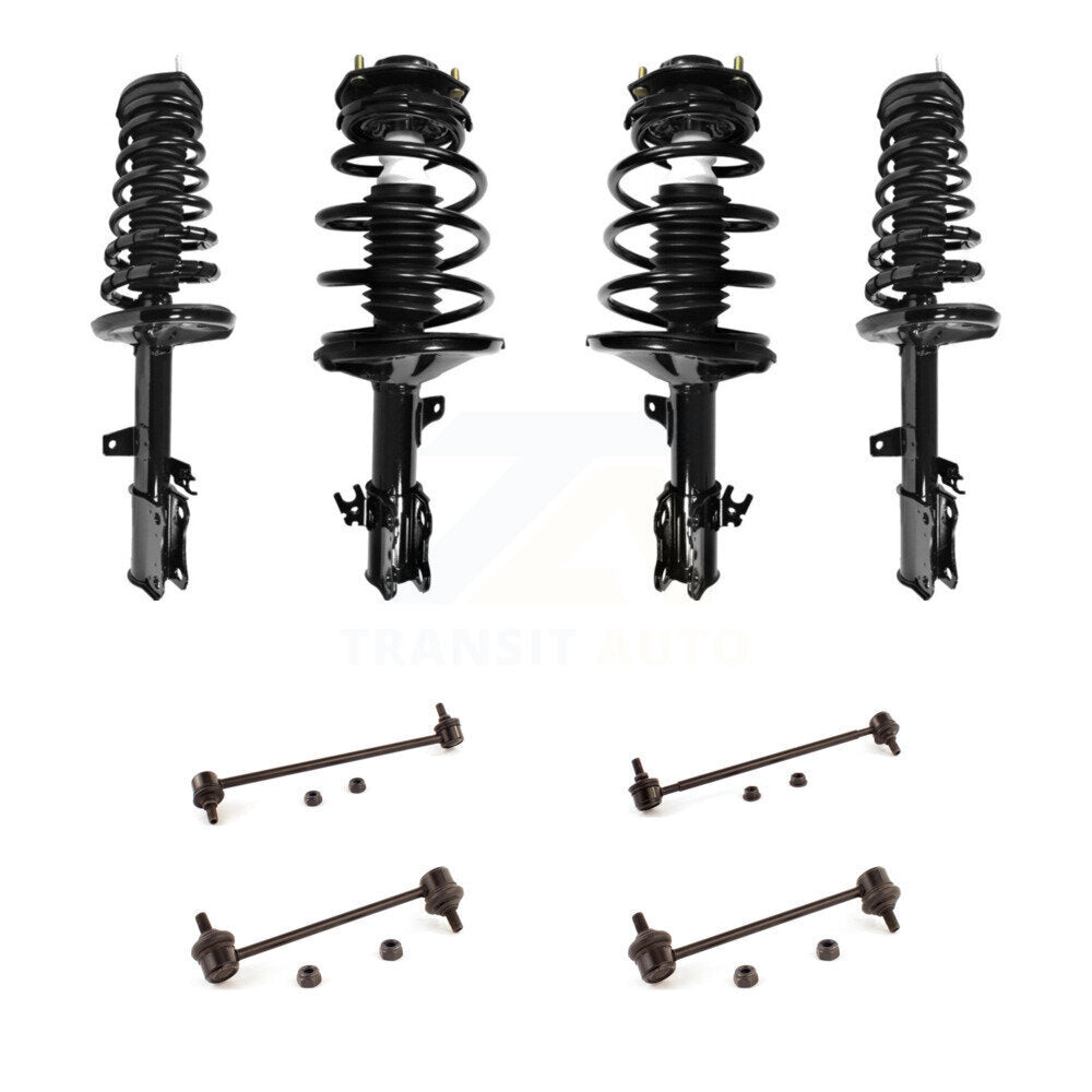 Front Rear Complete suspension Strut & TOR Bar Link Kit (8Pc) For Toyota Camry Solara KSS-107830