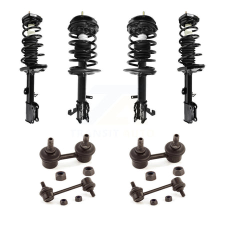 Front Rear Complete Strut & TOR sway Bar Link Kit (8Pc) For 1998-2002 Chevrolet Prizm KSS-107842
