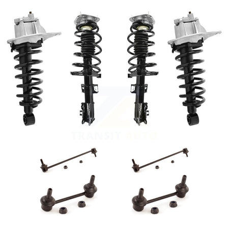 Front Rear Complete suspension Strut & TOR sway Bar Link Kit (8Pc) For Volvo XC70 KSS-107845