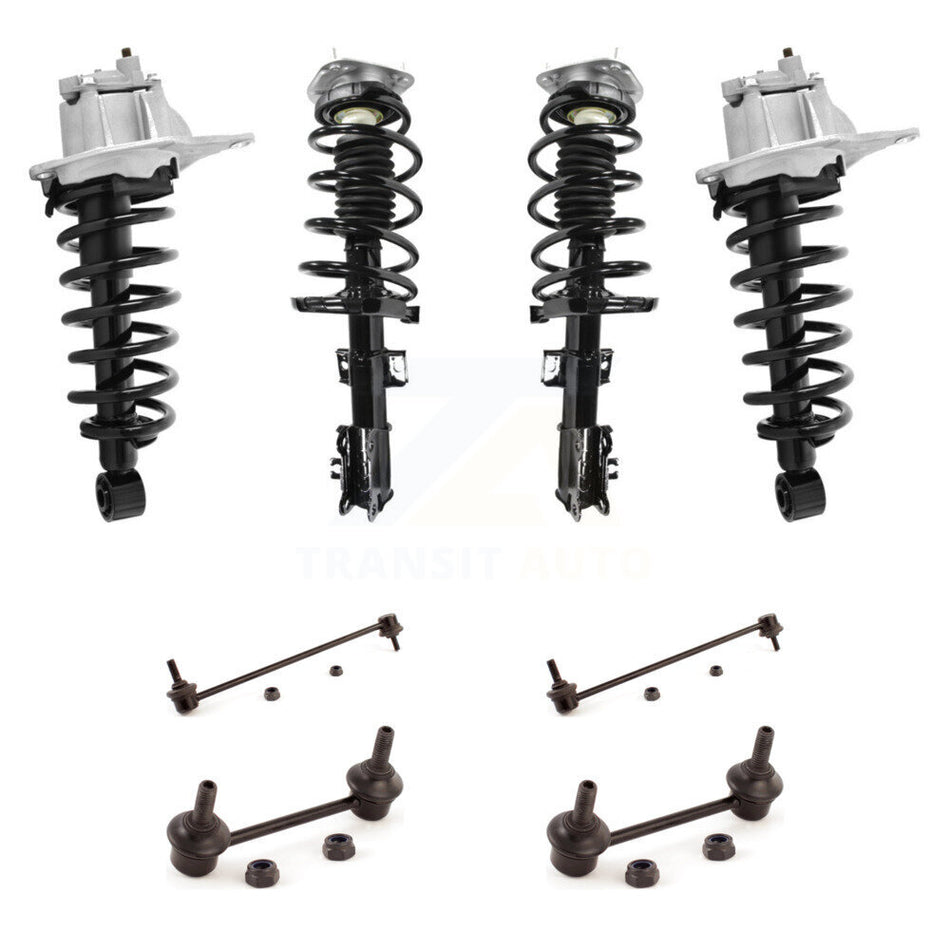 Front Rear Complete suspension Strut & TOR sway Bar Link Kit (8Pc) For Volvo XC70 KSS-107845