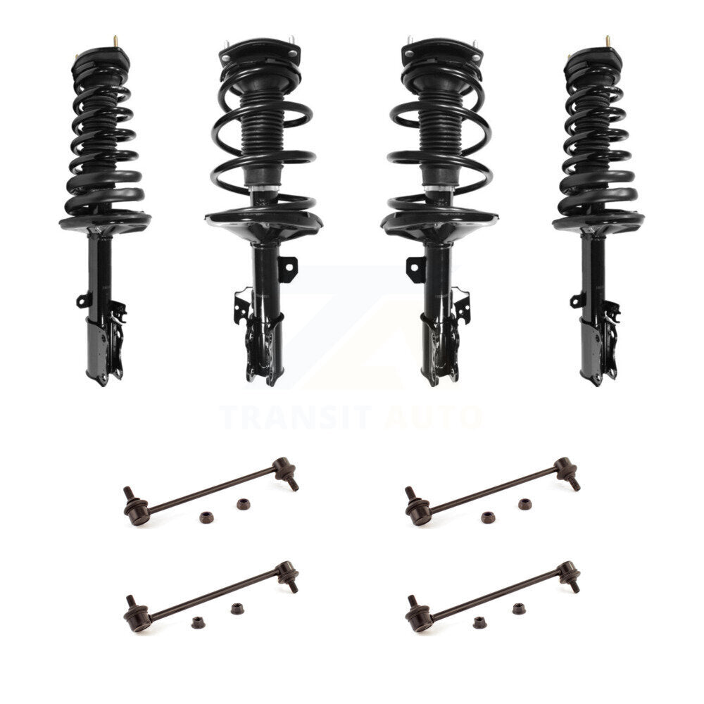 Front Rear Complete Strut & TOR Bar Link Kit (8Pc) For 2002-2003 Toyota Camry Lexus ES300 KSS-107850