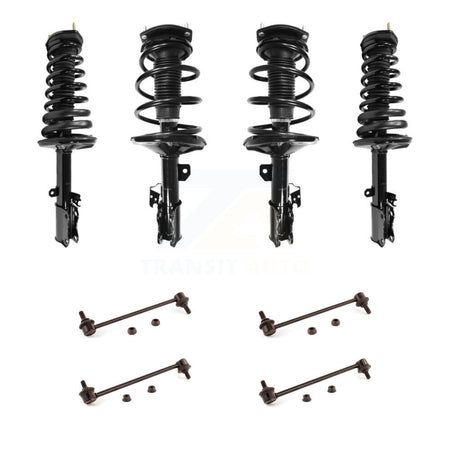 Front Rear Complete Strut & TOR Bar Link Kit (8Pc) For 2002-2003 Toyota Camry Lexus ES300 KSS-107850