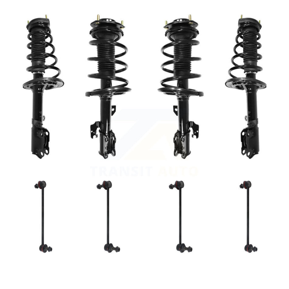 Front Rear Complete suspension Strut & TOR sway Bar Link Kit (8Pc) For Toyota Avalon KSS-107851