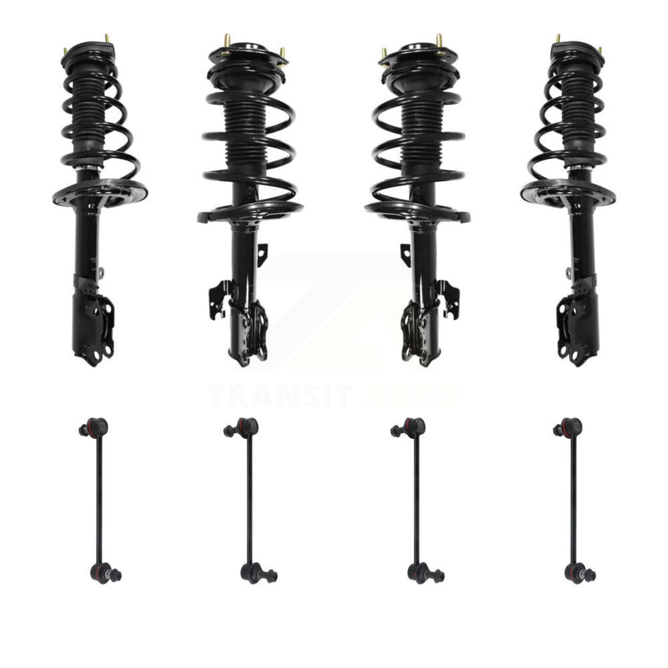 Front Rear Complete Strut & TOR sway Bar Link Kit (8Pc) For 2006 Toyota Avalon To 02 06 KSS-107852