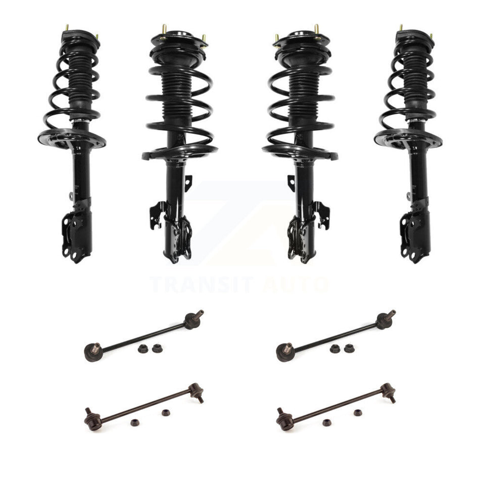 Front Rear Complete suspension Strut & TOR Bar Link Kit (8Pc) For 2007-2009 Lexus ES350 KSS-107854