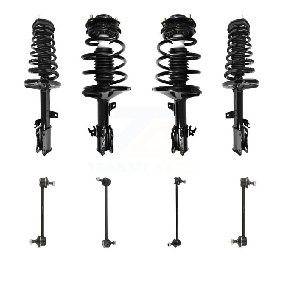 Front Rear Complete suspension Strut & TQ sway Bar Link Kit (8Pc) For Toyota Camry Solara KSS-107857