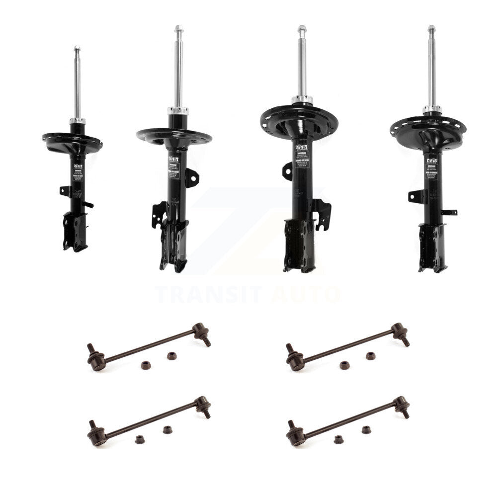 Front Rear suspension Strut & TOR sway Bar Link Kit (8Pc) For Toyota Highlander AWD KSS-107882