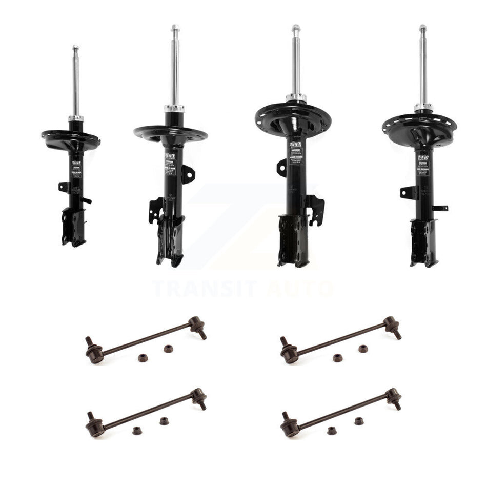 Front Rear suspension Strut & TOR sway Bar Link Kit (8Pc) For Toyota Highlander AWD KSS-107882