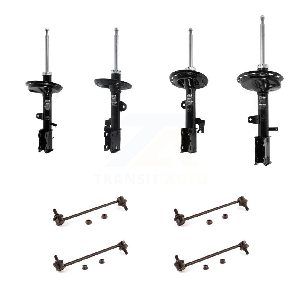 Front Rear suspension Strut & TOR sway Bar Link Kit (8Pc) For 2009-2015 Toyota Venza AWD KSS-107883