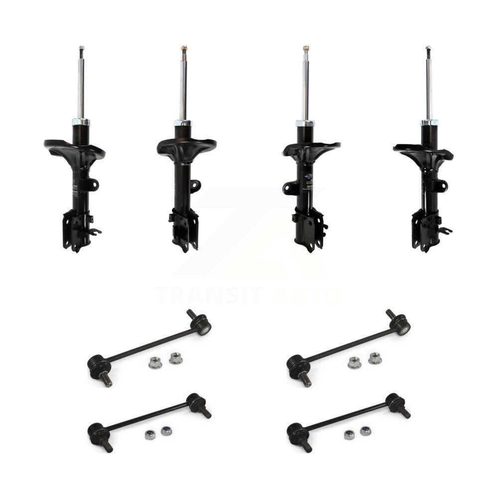 Front Rear suspension Strut & TQ sway Bar Link Kit (8Pc) For Hyundai Tucson Kia Sportage KSS-107886