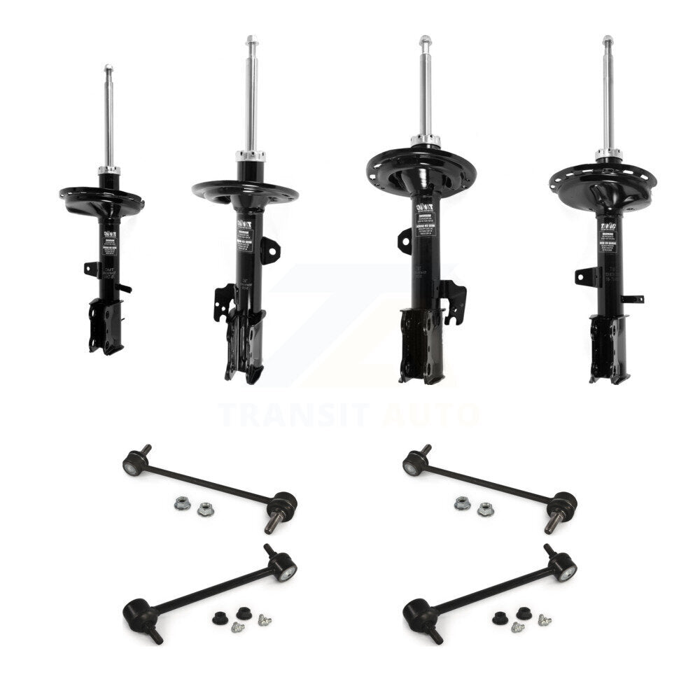 Front Rear suspension Strut & TQ sway Bar Link Kit (8Pc) For Toyota Highlander AWD KSS-107887