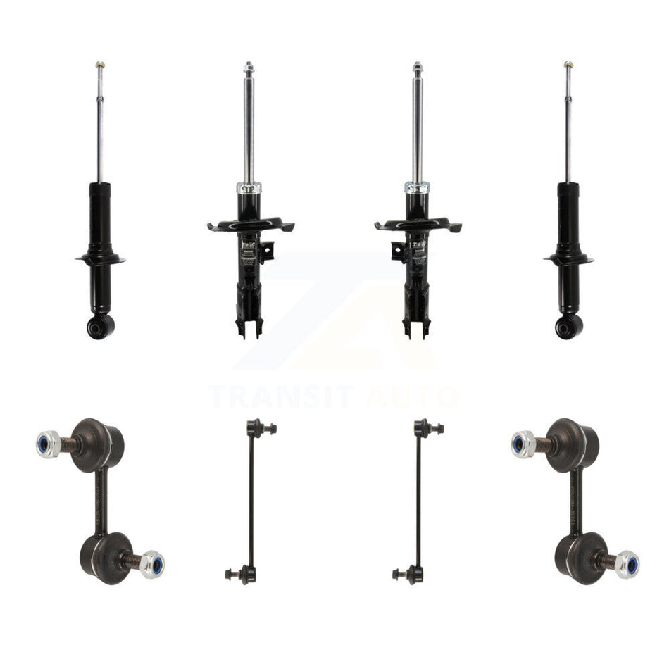Front Rear suspension Strut & TQ sway Bar Link Kit (8Pc) For Mitsubishi Lancer KSS-107901