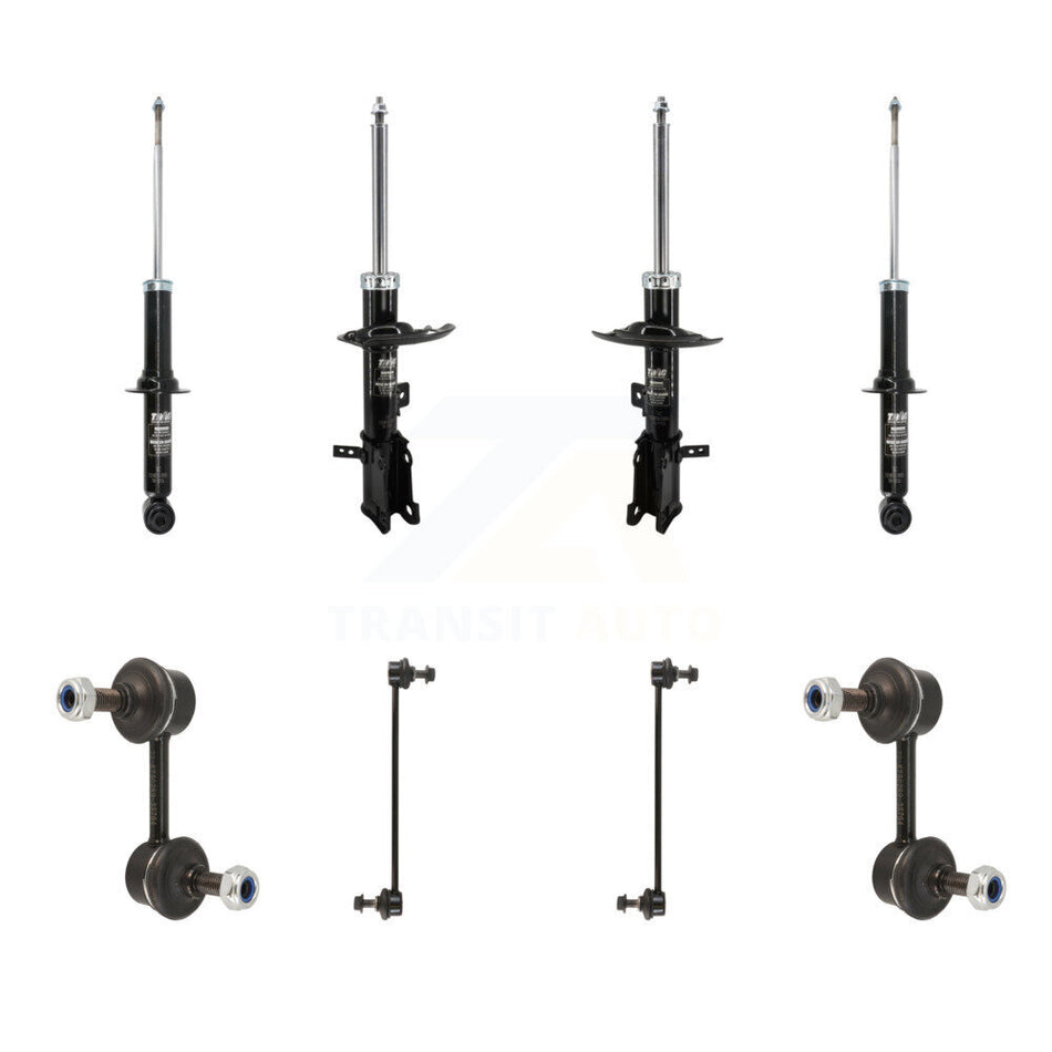 Front Rear Strut & TQ sway Bar Link Kit (8Pc) For Chrysler 200 Dodge Avenger Sebring KSS-107903