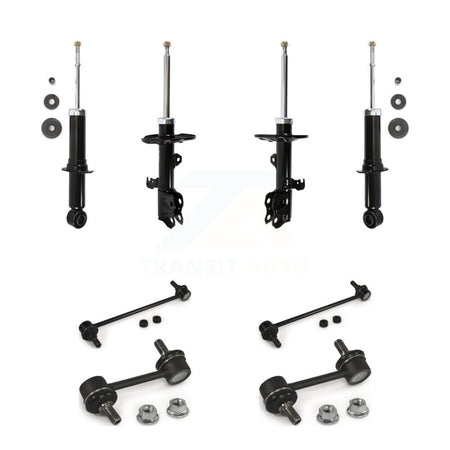 Front Rear suspension Strut & TQ sway Bar Link Kit (8Pc) For 2010 Pontiac Vibe FWD KSS-107904