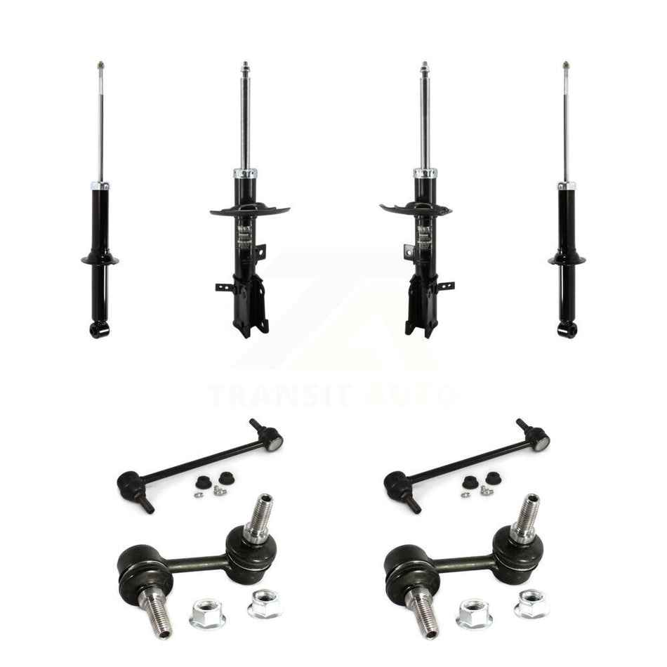Front Rear suspension Strut & TQ sway Bar Link Kit (8Pc) For Dodge Journey KSS-107909